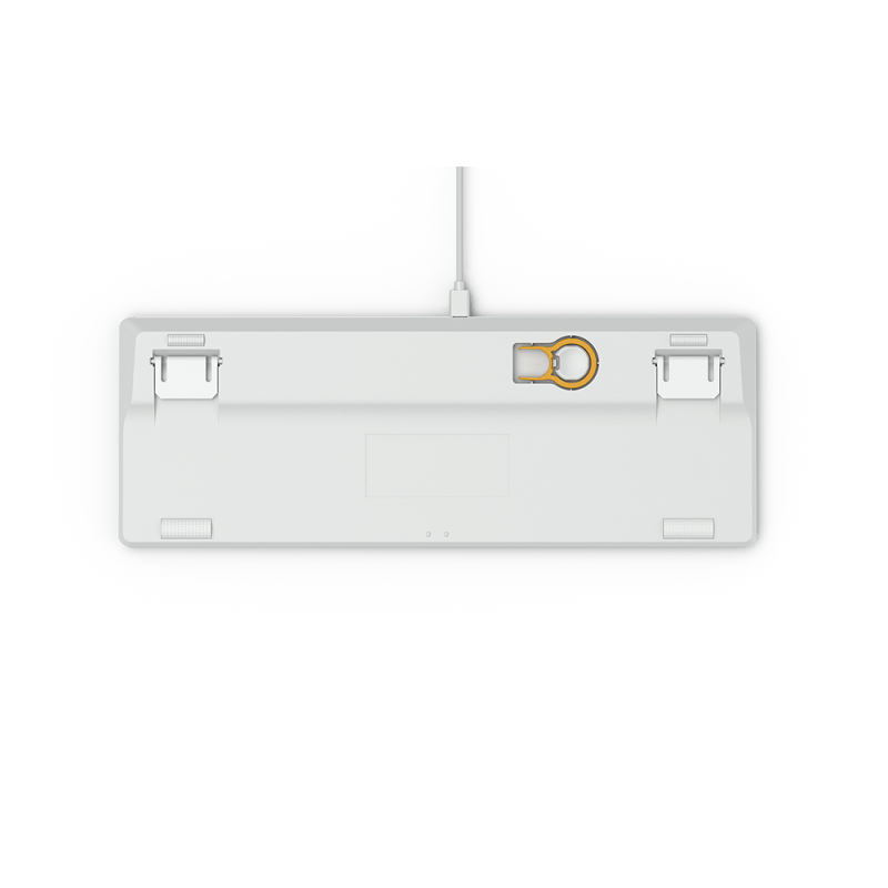 Glorious GMMK Modular Mechanical keyboard (White ice) - Gateron Brown Switch